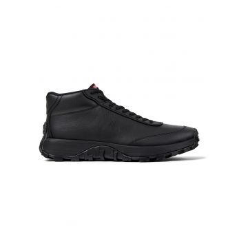 Pantofi sport mid-cut Drift Trail din piele - Negru