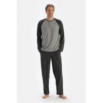 Pijama cu maneci raglan