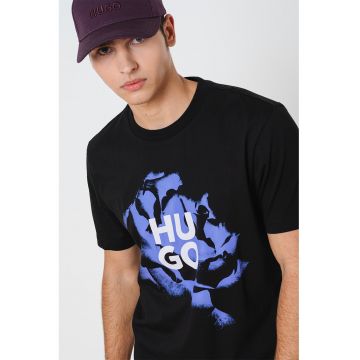 Tricou de bumbac cu imprimeu logo