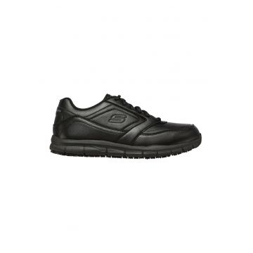 Pantofi sport de piele ecologica Nampa - Negru