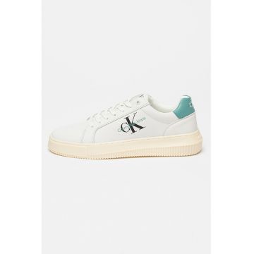 Pantofi sport low-cut de piele cu logo