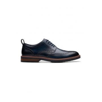 Pantofi brogue de piele Aldwin Limit - Bleumarin