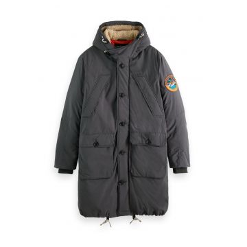 Geaca parka barbati -  300865101 - Bumbac/Poliester - Gri