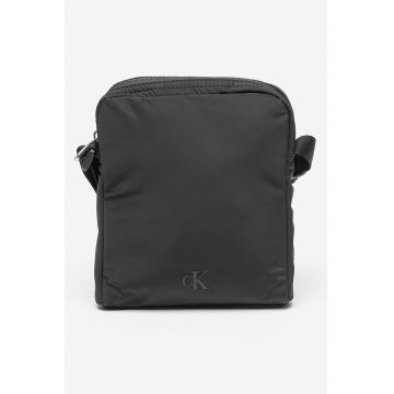Geanta crossbody cu logo discret