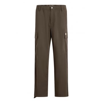 Pantaloni cargo cu talie medie