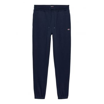 Pantaloni de trening cu snur - Bleumarin