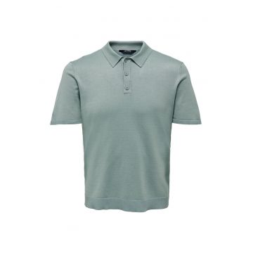 Tricouri barbati -  301846307 - Viscoza - Poliester - Albastru