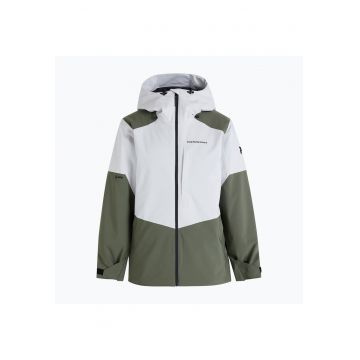 Geaca ski barbati -  Poliester - Gri/Verde