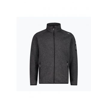 Jacheta fleece barbati  Poliester - Gri inchis -