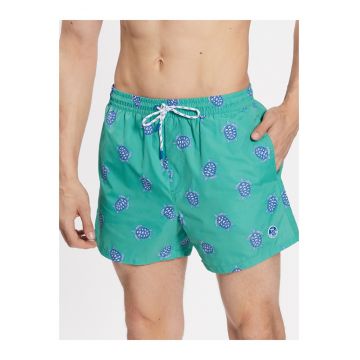Pantaloni scurti de baie barbati -  Poliester - Verde