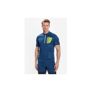 Tricou barbati pentru ciclism -  Poliester - Albastru