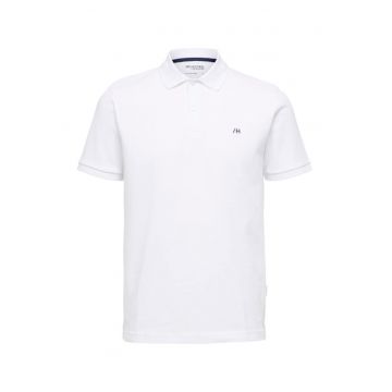 Tricou polo barbati -  301598824 - Bumbac - Alb