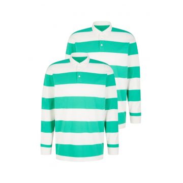 Tricou polo barbati -  301800675 - Bumbac - Verde