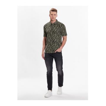 Tricou polo barbati -  302885312 - Bumbac - Verde