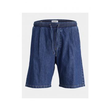 Pantaloni scurti barbati -  303281281 - Albastru - Bumbac