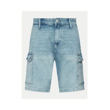 Pantaloni scurti barbati -  554217 - Albastru - Bumbac