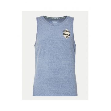 Tricou barbati -  486258 - Albastru - Bumbac