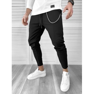 Pantaloni barbati casual negri 10056  O2-5.2