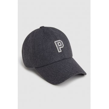 Sapca baseball din amestec de lana cu logo brodat Watson