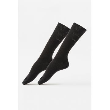 Set de sosete lungi cu detaliu logo - 2 perechi