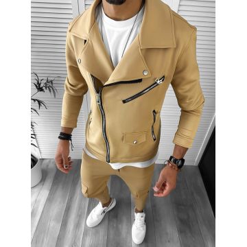 Trening barbati slim fit crem 1018 24-4.2