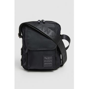 Geanta crossbody cu aplicatie logo Arnold - Negru