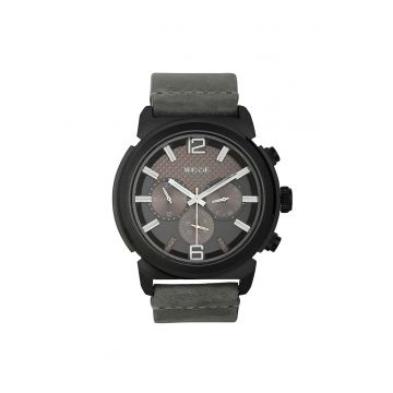 Ceas barbati  mecanism Quartz - rezistenta la apa 5 ATM - curea gri