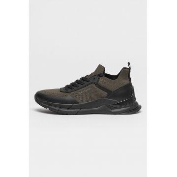 Pantofi sport slip-on cu insertii de plasa