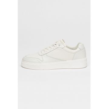 Pantofi sport de piele cu platforma