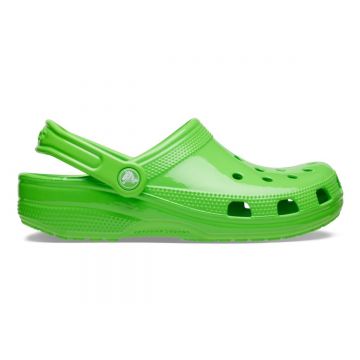 Saboti Crocs Classic Neon Highlighter Clog Verde - Green Slime