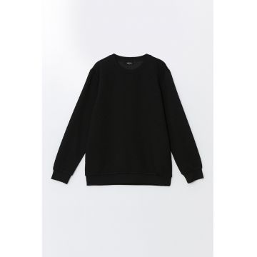 Bluza de trening cu decolteu la baza gatului - texturata