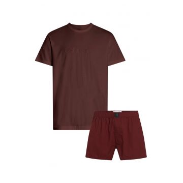 Set de tricou de bumbac si boxeri - 2 piese