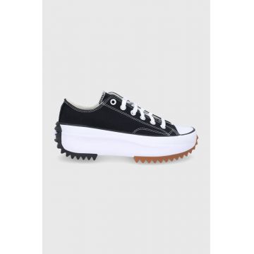 Tenişi Converse Run Star Hike Low 'Black Gum' culoarea negru 168816C-BLACK