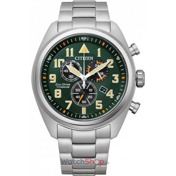 Ceas Citizen SUPER TITANIUM AT2480-81X Eco-Drive Chronograph