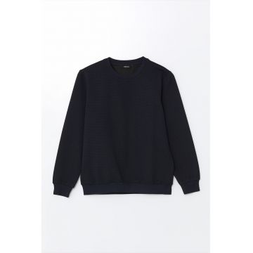 Bluza de trening cu decolteu la baza gatului