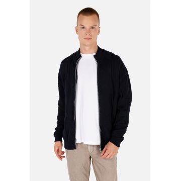 Cardigan din tricot cu fermoar Cardigan din tricot cu fermoar