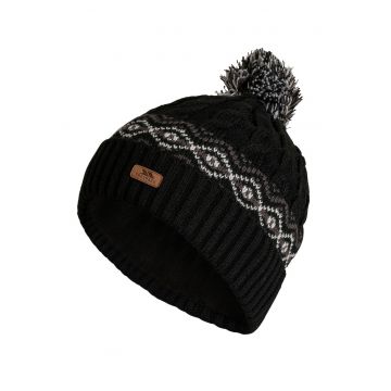 Caciula cu model si ciucure Andrews - Negru