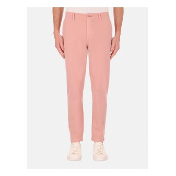 Pantaloni chino din amestec de bumbac - Roz prafuit