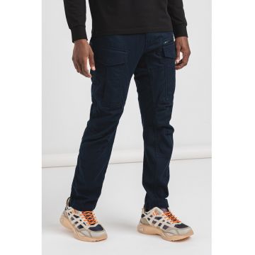 Pantaloni cargo cu talie medie