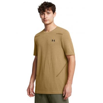 Tricou cu imprimeu logo - pentru fitness Vanish - Bej