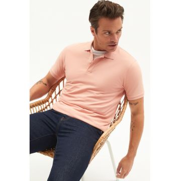 Tricou polo din bumbac pique