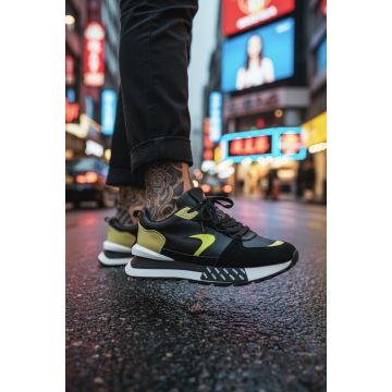 Adidasi barbati casual  negri A105 N8-4