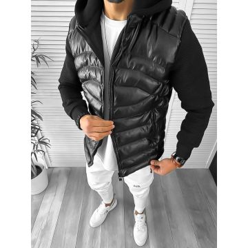 Geaca barbati de iarna neagra CU MIC DEFECT DEF101 51-5