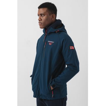 Jacheta cu logo Takito - Albastru petrol