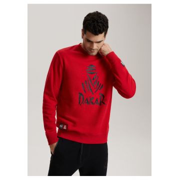 Bluza  DKR CREW 04 - Barbati - Bumbac - Basic - Logo Dakar