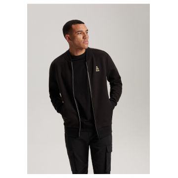 Bluza  DKR VIP B 02 - Barbati - Logo Dakar - Cu fermoar - Fara gluga