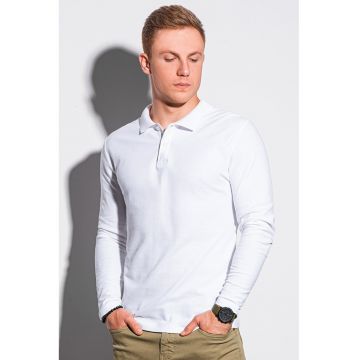 Bluza polo din bumbac - Alb
