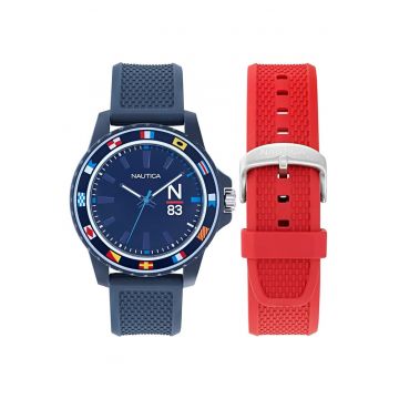 Ceas Barbati -  N83 NAPFWF307 - Set cu Bratara suplimentara