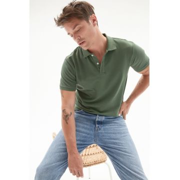 Tricou polo din bumbac pique