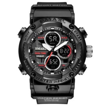 Ceas barbati sport  negru W1005